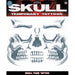 Tinsley Transfers Skull Face Temporary Tattoo