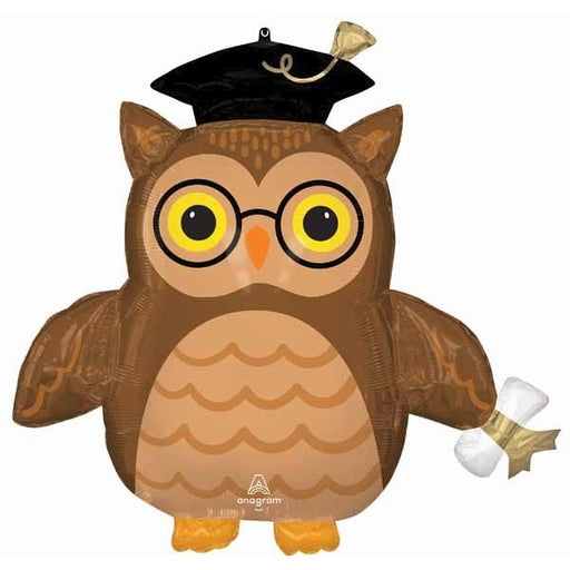 Graduate Wise Owl 30" Foil Graduation Balloon