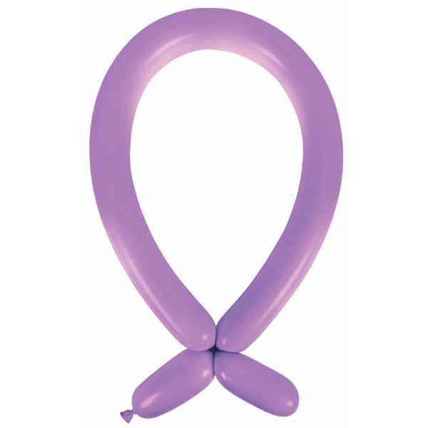 Anagram Purple 260 Latex Twisting Balloons, 100 Count