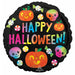 Halloween Cuties 18-Inch Round Holographic Foil Balloon