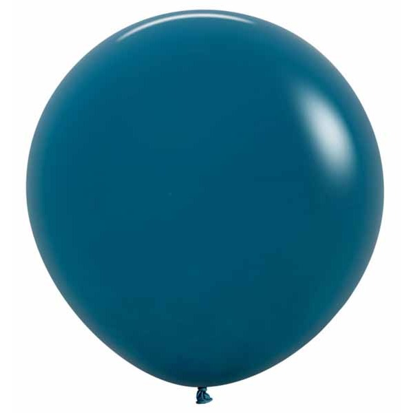 Sempertex Deep Teal 24-Inch Latex Balloons, 10 Count