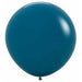 Sempertex Deep Teal 24-Inch Latex Balloons, 10 Count