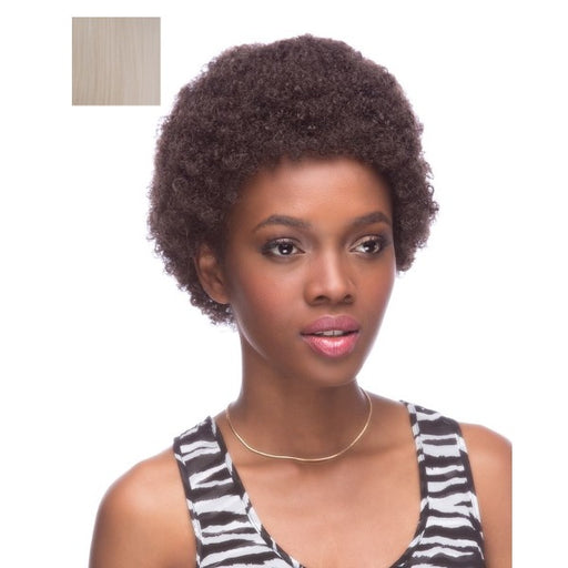 Beach Blonde Mini Afro Costume Wig