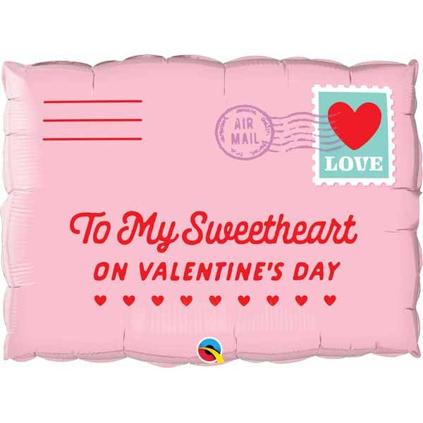 To My Sweetheart 30-Inch Valentine's Day Foil Balloon