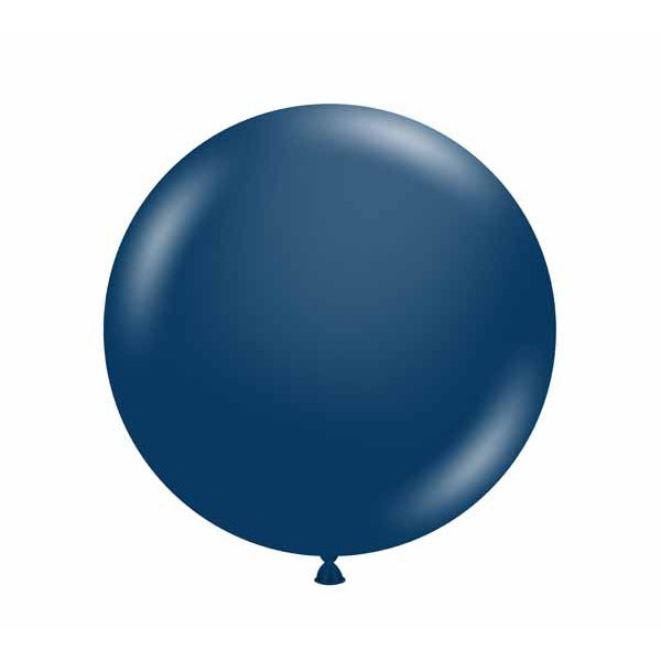 TUFTEX 24-Inch Naval Navy Blue Latex Balloons, 25 Count