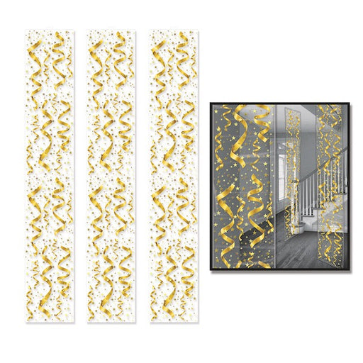 Serpentine & Confetti Party Panels, 3 Pack