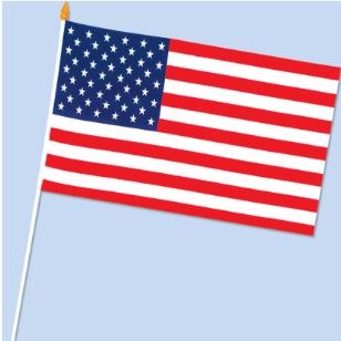 American Rayon Flag, 11 x 18 Inches
