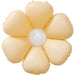 DecoChamp 34-Inch Peach and White Flower Foil Balloon