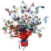 "50" Gleam 'N Burst Birthday Centerpiece, 1 Pack