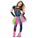 Funky Punk Skeleton Girls' Costume, Size 8/10