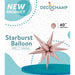 DecoChamp 40-Inch Rose Gold Starburst Foil Balloon