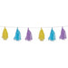 Pastel Tissue Tassel Garland, 8 ft