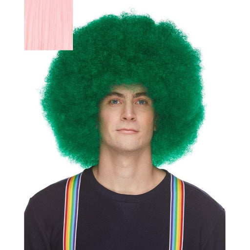 Light Pink Afro Costume Wig