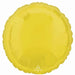 Vibrant Yellow 18" Round Foil Balloon