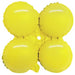 17-Inch Macaron Yellow Quad Foil Balloon