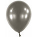 Anagram Pearl Jet Black 11-Inch Latex Balloons, 100 Count