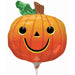 Smiley Pumpkin Mini Shape Foil Balloon