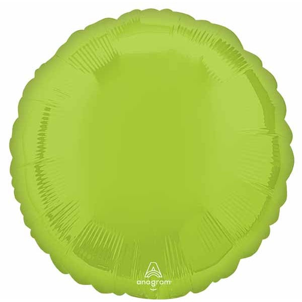 Vibrant Green 18-Inch Round Foil Balloon