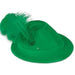 Green Velour Alpine Hat