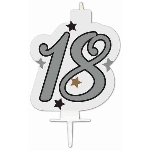 18th Birthday Milestone Cake Candle