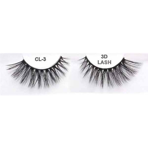 3D Faux Mink Black Eyelashes, Style CL 3