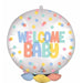 Modern Welcome Baby 19-Inch Frillz Foil Balloon