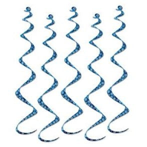 SNOWFLAKE WHIRLS 24" 5/PK