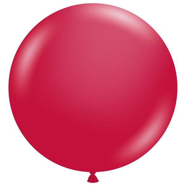 TUFTEX 36-Inch Metallic Starfire Red Latex Balloons, 2 Pack