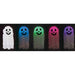 18-Inch Color-Changing Hanging Shag Ghost