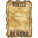 Western Wanted Sign, 17 x 12 Inches
