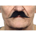 Black Costume Moustache, 12 cm x 3.5 cm