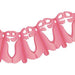 Dusty Rose Bell Garland, 12 ft