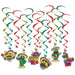 Fiesta Whirls Hanging Decorations, 12 Pack