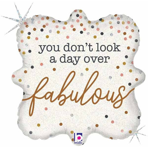 Fabulous Confetti 18 Inch Holographic Foil Balloon