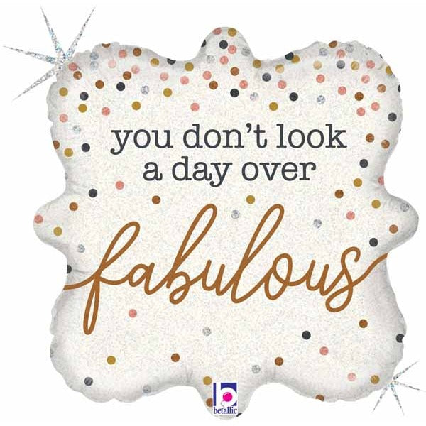 Fabulous Confetti 18 Inch Holographic Foil Balloon