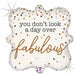 Fabulous Confetti 18 Inch Holographic Foil Balloon