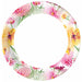 Spring Flowers 7.6-Inch Paper Plates, 8-Pack