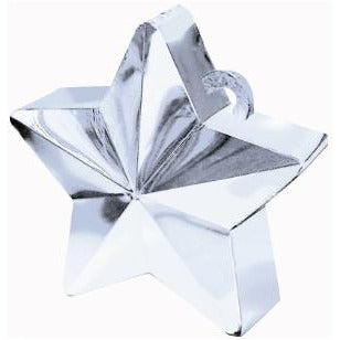 Silver Star Balloon Weight, 170g