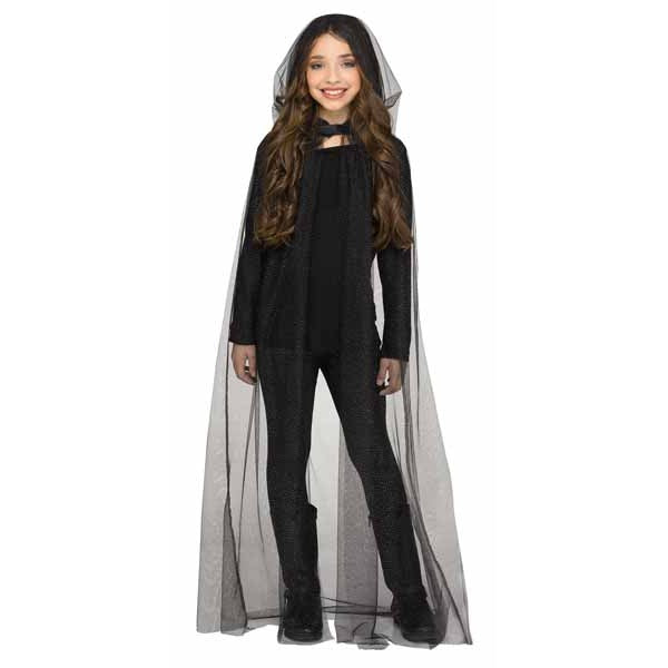 Children's Hooded Sparkle Cape, One Size