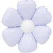 Decochamp 34" Lilac and White Flower Foil Balloon