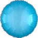 Anagram 18-Inch Caribbean Blue Round Foil Balloon