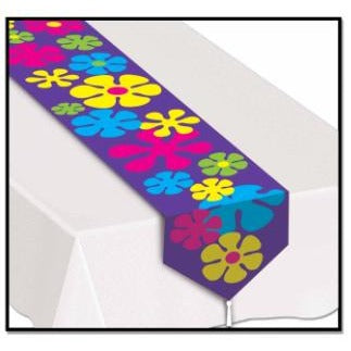 Printed 60s Table Runner, 11 Inches x 6 Feet