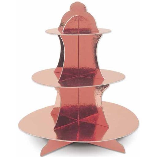 Metallic Cupcake Stand, 13.5 Inches