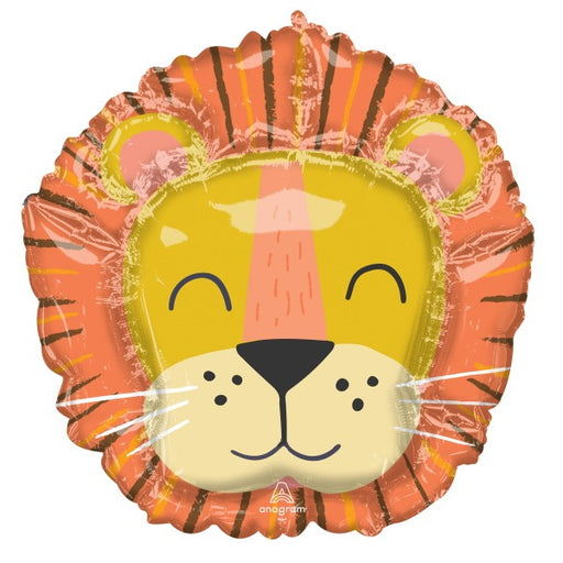 Get Wild Lion's Head 28-Inch Foil Balloon