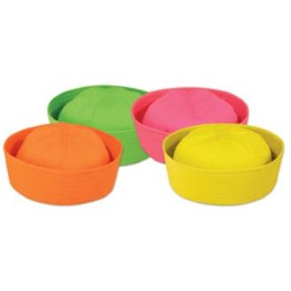 Neon Sailor Hat, Assorted Colors