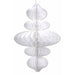 White Tissue Ornament, 1 Count