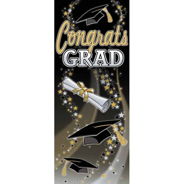 Congrats Grad Graduation Door Cover, 1 Pack