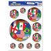 International Peel 'N Place Decorations
