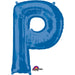Blue Letter P Balloon, 32 Inch