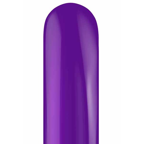 TUFTEX 260 Plum Purple Latex Twisting Balloons, 50 Count